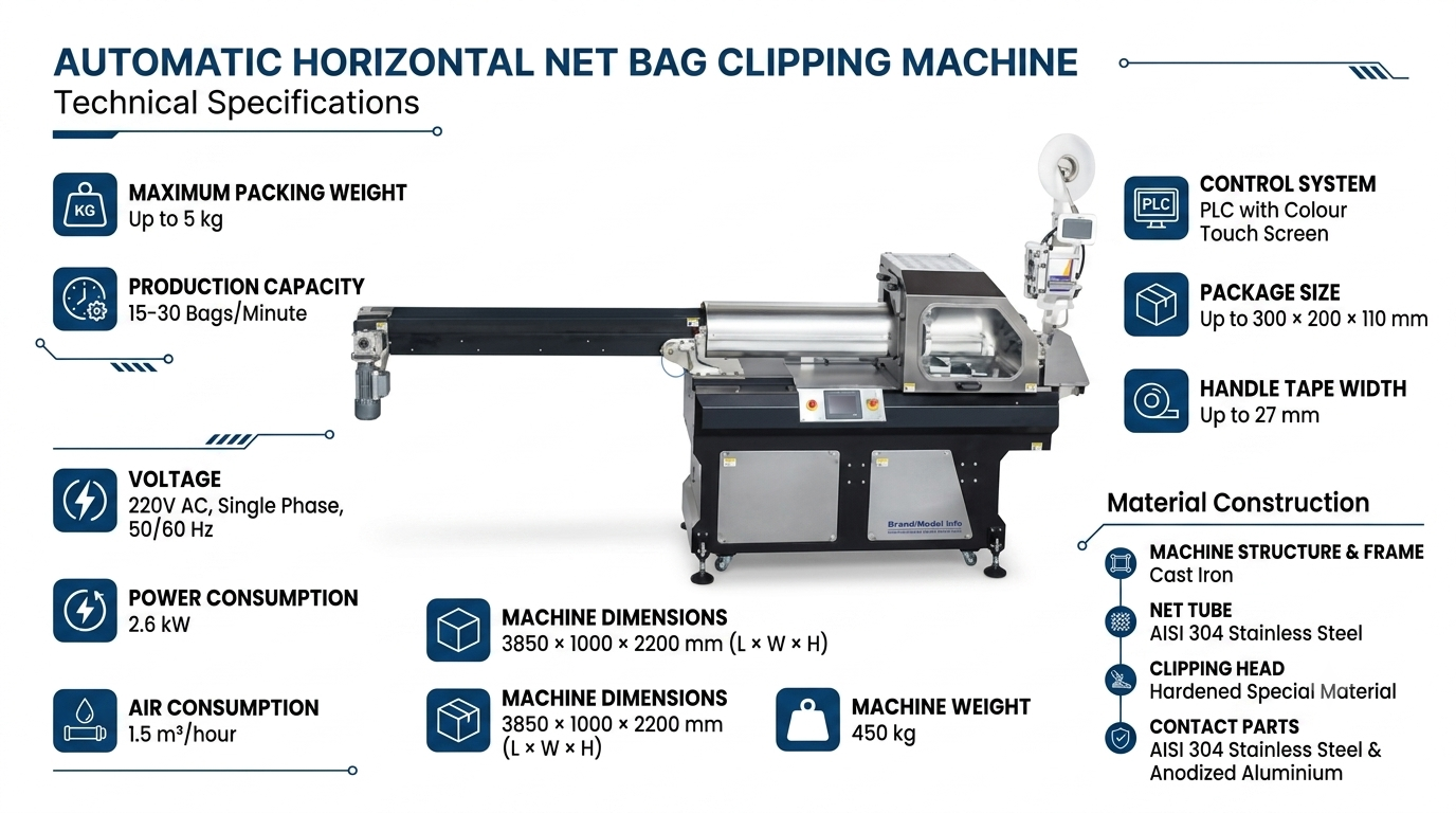 Horizontal Flow Wrap Machine